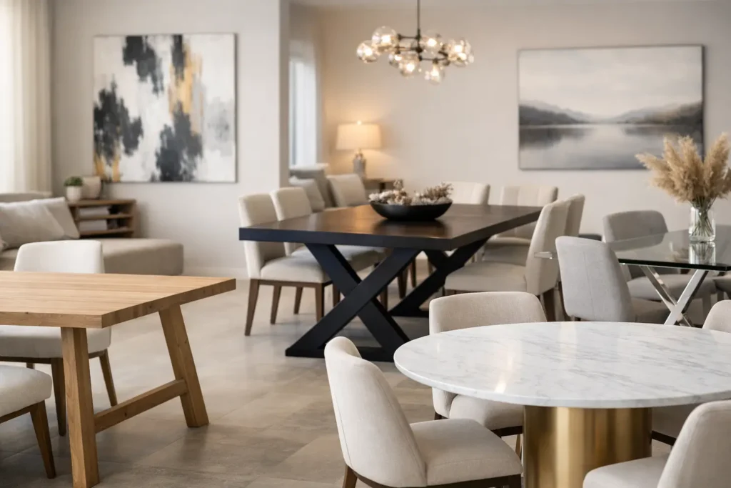 Cómo elegir mesa de comedor sin equivocarte