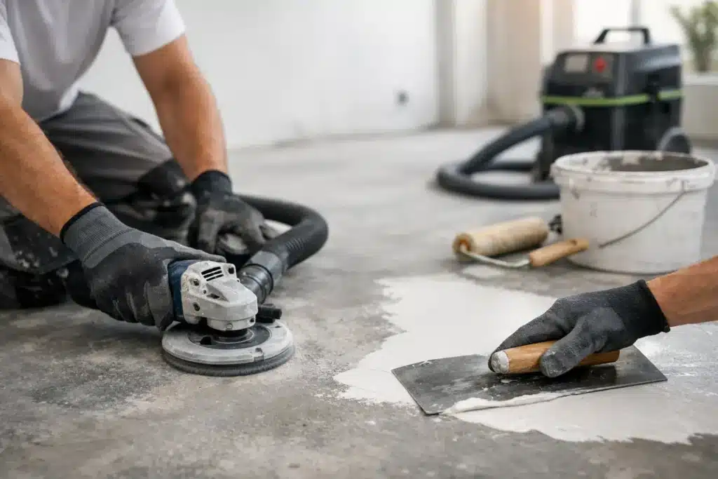 Cómo preparar soporte para microcemento