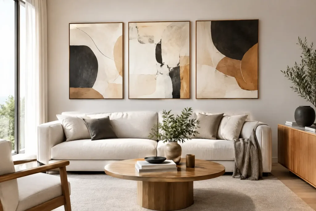 Guía de cuadros minimalistas modernos para tu hogar
