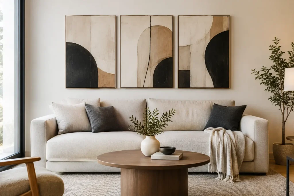 Cuadros minimalistas para interiores con estilo