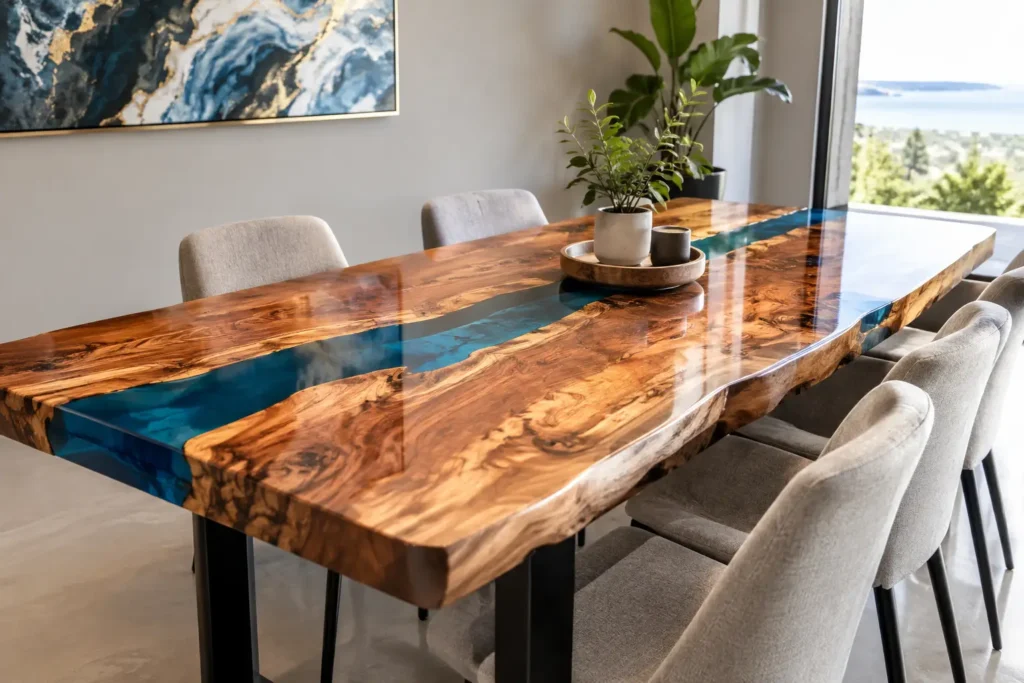 ¿Cuánto dura una mesa epoxi bien fabricada?