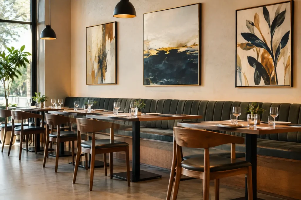 Guía de revestimientos para restaurantes con estilo
